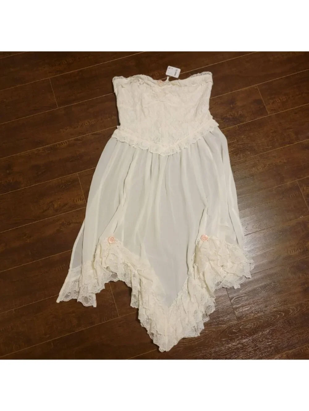 Free People Jocelyn Maxi Tunic Festival Whimsical Cottagecore Vintage Womens L